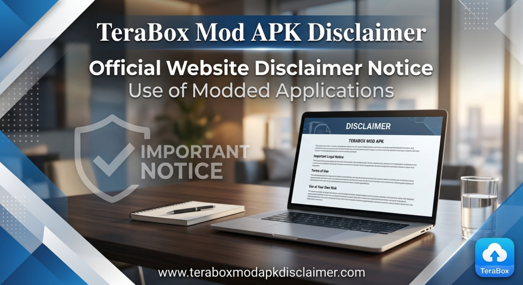 TeraBox Mod APK Disclaimer